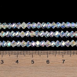 Galvanisieren Glasperlen&nbsp;GLAA-Q105-04C