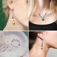 Cuentas acrílicas transparentes 1200pcs 4 colores&nbsp;TACR-YW0002-41A