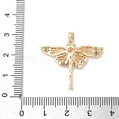 Colgante micropavé cubic zirconia de latón&nbsp;KK-L254-06G