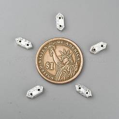 Entrepiezas de puente de latón oriente medio rhinestone&nbsp;RSB021NF-2