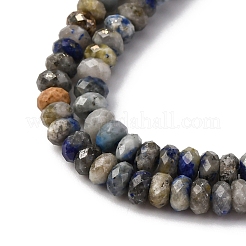 Natürlicher Lapislazuli Perlenstränge&nbsp;G-RM2025-D09-C