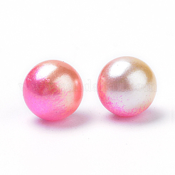 Perle di perle imitazione acrilico arcobaleno&nbsp;OACR-R065-10mm-A04