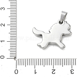 Pendentifs en acier inoxydable 304&nbsp;STAS-B141-01B-P