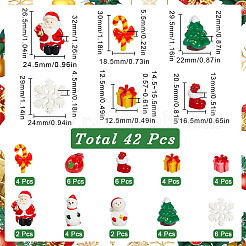 Ornements de sculpture en résine de Noël&nbsp;RESI-SC0005-90D