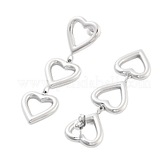 Orecchini a bottone in acciaio inossidabile 304 anti-ossidazione&nbsp;EJEW-S226-10P-02