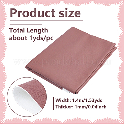 Tissu en cuir PVC à motif litchi de 1 mètre&nbsp;AJEW-NB0006-64A