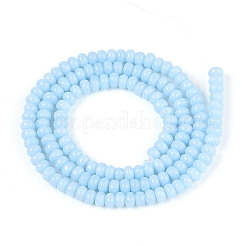 Perle di vetro verniciate a spruzzo opaco&nbsp;GLAA-ZX008-4mm-18J