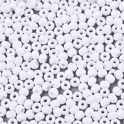 Perle di vetro di colori opachi&nbsp;SEED-S040-01A-13