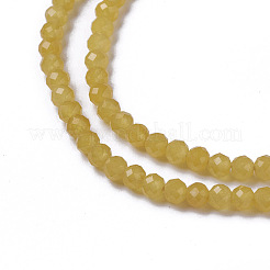 Natürliche Jade Perlen Stränge&nbsp;G-F596-45A