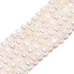 Filo di perle di perle d'acqua dolce coltivate naturali&nbsp;PEAR-N015-04C-02A