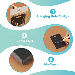 100 Stück 2 Stile Papier-Ohrring-Displaykarten&nbsp;CDIS-TA0001-50