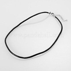 Cuir de vachette cordon création de collier &nbsp;X-NJEW-JN01256-02