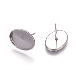 Accessori per orecchini in acciaio inossidabile 304 anti-ossidazione&nbsp;STAS-P227-41P