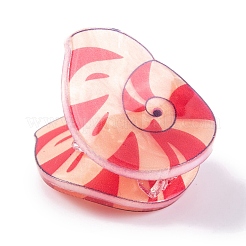 Süße Mini-Haarspangen aus Acryl mit Muscheln&nbsp;PHAR-A012-05I