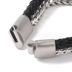 Bracelets multi-rangs en microfibre&nbsp;BJEW-P278-03