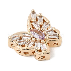 Perline zirconi micro pave  in ottone&nbsp;KK-K297-34B-G01