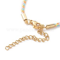 Fabrication de bracelets en fil de coton&nbsp;AJEW-JB00944-03