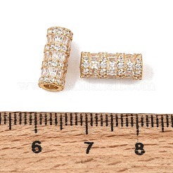 925 micro pavè di perline in argento sterling con zirconi trasparenti&nbsp;SE-CBAF1B2-16A-G