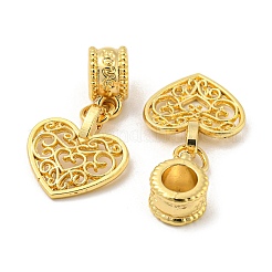 Tibetische Legierung europäische baumelnde Charms&nbsp;PALLOY-F199-28G