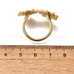 Manschettenringe aus Messing und Emaille für Damen&nbsp;RJEW-Q008-14G-02