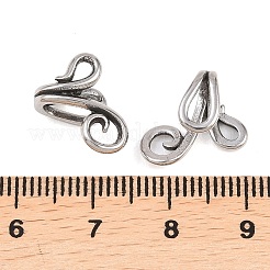Blumenförmige Ohrstecker aus Edelstahl 316 für Knorpel (ohne Piercing)&nbsp;AJEW-C044-07A-AS