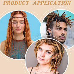 Haarstyling-Flechtwerkzeug aus Kunststoff mit Topsy Tail&nbsp;DIY-WR0004-41