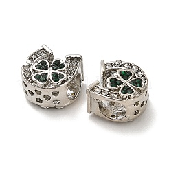 Perles européennes en alliage avec strass&nbsp;X-FIND-Q115-09P