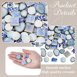 Cabochon in porcellana fatti a mano da 500 g&nbsp;PORC-SP0001-25