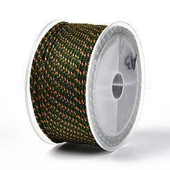 Cordón trenzado de nailon redondo de 16 m&nbsp;OCOR-N008-03C-02