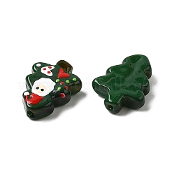 Handgefertigte Bunte Malerei-Perlen zum Thema Weihnachten&nbsp;LAMP-I027-07-01