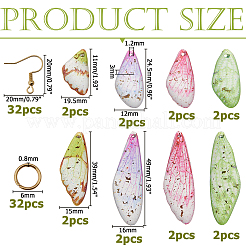 Boucles d'oreilles bricolage faisant des kits&nbsp;DIY-HS0002-02