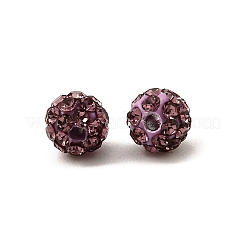 Polymer Ton Strass Perlen&nbsp;RB-A053-4mm-10