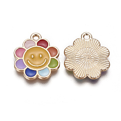 Pendentifs d'émail en alliage&nbsp;X-ENAM-N047-G01