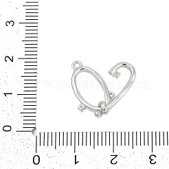 Breloques en laiton avec zircone cubique de micro pave&nbsp;LS-ZIRC-P122-01E-P01