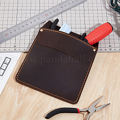 Pochette de poche en cuir de vache pour stylos et outils&nbsp;DIY-WH20007-781B