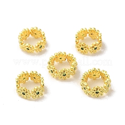 Perline a foro largo a forma di girasole&nbsp;KK-B088-01C-01G