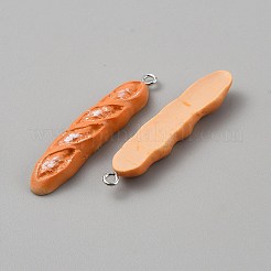 10 Stück undurchsichtige Harzanhänger&nbsp;CRES-WH0017-06L-P