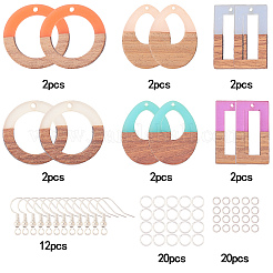 DIY baumeln Ohrring machen&nbsp;DIY-SC0010-51P