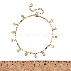 Collares de mujer con borlas en forma de clip de papel&nbsp;AJEW-AN00810-02