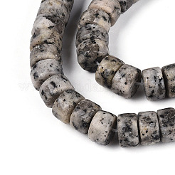Hilos de abalorios de jade blanco natural&nbsp;G-T143-17B