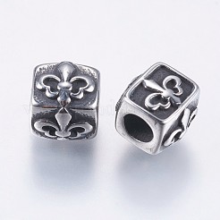 304 Edelstahlperlen&nbsp;STAS-F195-019AS