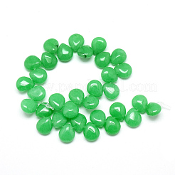 Natürliche weiße Jade Anhänger Perlen Stränge&nbsp;X-G-T005-11