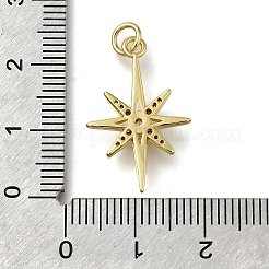 Messing micro pave klare zirkonia anhänger&nbsp;ZIRC-I070-009G