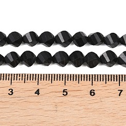 Natürliche Shungit Perlen Stränge&nbsp;G-P611-C35-01