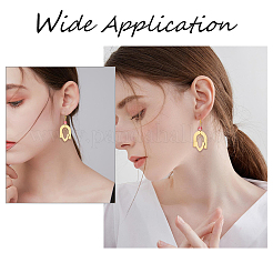 16 pièce 8 breloques et pendentifs de connecteur en acier inoxydable de style 201&nbsp;STAS-BC0003-37