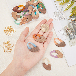 Kits de fabrication de boucles d'oreilles bricolage&nbsp;RESI-OC0001-18