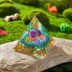 Natürliche violette Aventurin-Kristallpyramidendekorationen&nbsp;JX071A