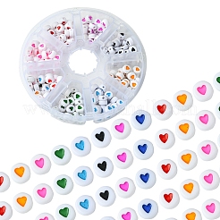 320pcs 8 Farben undurchsichtige Acrylperlen&nbsp;FIND-FS0002-84