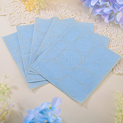 5 feuille de patchs autocollants en denim&nbsp;PATC-TA0001-61A