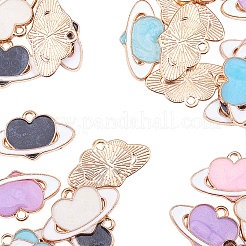 Pendentifs d'émail en alliage&nbsp;PALLOY-CJ0001-05